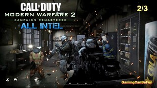 ONLY EASY DAY WAS YESTERDAY INTEL LOCATIONS | MW2 REMASTERED (MISSION 9)