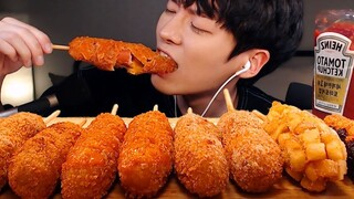 SIO eating broadcast Trải nghiệm khó quên hotdog phô mai đậu đỏ…