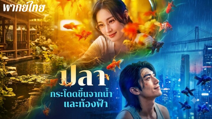 ปลากระโดดขึ้นจากน้ำ