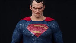 INART "Batman v Superman: Dawn of Justice" -Figur aksi koleksi Superman 1/6 merilis video unboxing r
