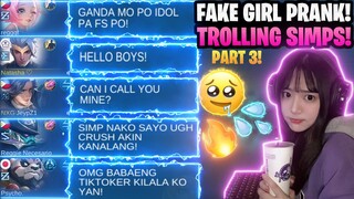 GANTO MANTRIP NG UHAW NA SADBOI SA ML! PRETENDING TO BE A GIRL PRANK! - MLBB