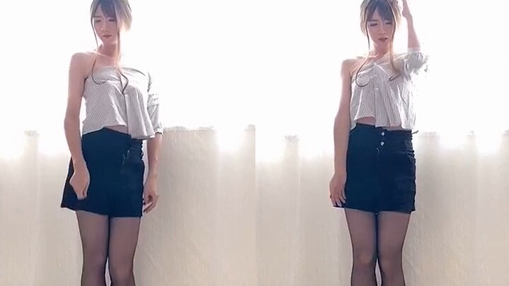 หนุ่มแต่งสาวใส่ส้นสูงซ้อมเต้นที่บ้านครั้งแรกกับเพลง cynical