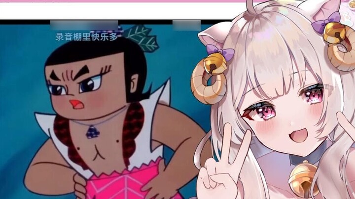 The Japanese female anchor couldn't help laughing when she saw the funny dubbing of Calabash Brother