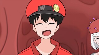 Fondasi manusia, dimulai dari penipuan [Hataraku Saibou] yang menyerang tubuh