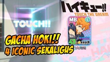 GACHA TERHOKI EMANG GAME TERBAIK! DAPAT 4 ICONIC SEKALIGUS!! 🔥🔥🔥 - HAIKYU : TOUCH THE DREAM