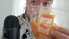 ASMR EATING SOUNDS - DRIED MANGO