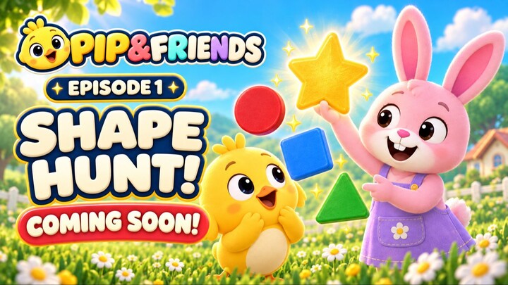 Learn Shapes with Pip & Friends! 🔺 A Mysterious Map… New Episode Tuesday! | Kids Cartoon