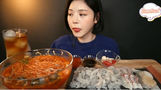 Cá bơn vỉ, cá quân, cá tráp đỏ và gỏi cá sống 4 #amthuc