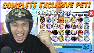 KUMPLETO NA ANG *RARE EXCLUSIVE PETS* SA WAKAS! sa ROBLOX PET SIMULATOR X