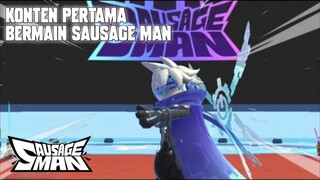 Konten Pertama Bermain Sausage Man,Langsung Turun di Dua Tempat Rame - Tanzz Gameplay