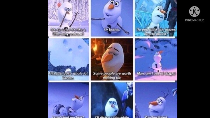 Olaf funny quotes and saying | Original  Concept | Do not repost |