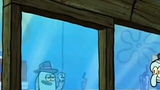 There's a man in a suit outside.