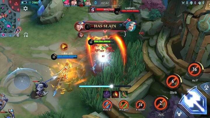 Walang damage ang kalaban