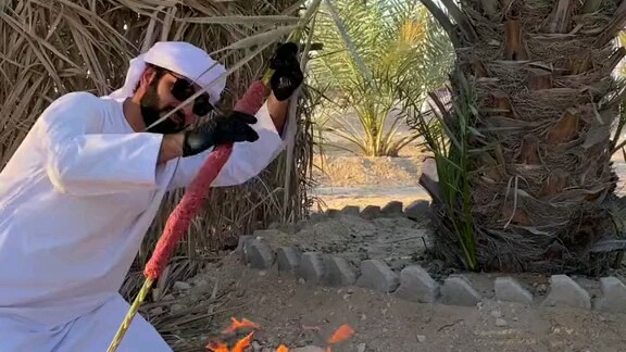 Bữa sáng đơn giản của đại gia Dubai