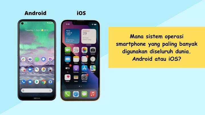 Android vs iPhone iOS Mana yang paling banyak di gunakan di seluruh dunia