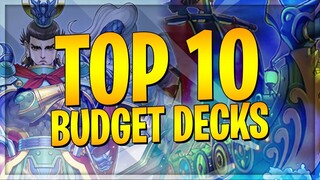 Cheap & Competitive! TOP 10 BEST BUDGET DECKS POST BANLIST!! Yu-Gi-Oh