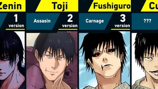 Evolution of Toji Fushiguro/Zenin in Jujutsu Kaisen