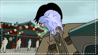 สมาชิกบังทันโซยอนดันแสดง "Daechwita" เวอร์ชั่นการ์ตูน
