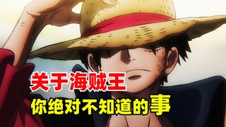 关于海贼王，你绝对不知道的事