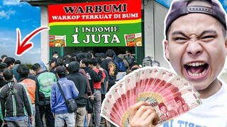 GUE CHALLENGE 100 ORANG! MAKAN 1 INDOMIE = 1 JUTA RUPIAH!