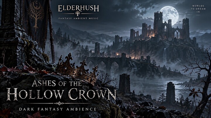 Ashes of the Hollow Crown | Dark Fantasy Ambient Music for Reading, Writing & RPG