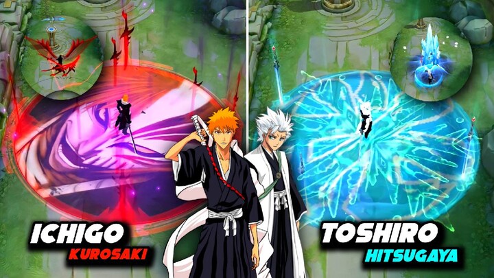 Ichigo & Toshiro Skin Comparison😱 | MLBB X BLEACH COLLABORATION