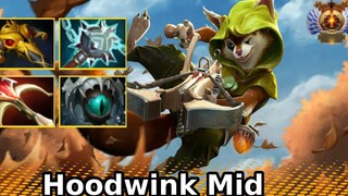 Hoodwink Mid Physical Build Dota2 ไฮไลท์อันดับอมตะ