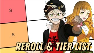 TIER LIST & REKOMENDASI HERO UNTUK REROLL - BLACK CLOVER MOBILE GLOBAL