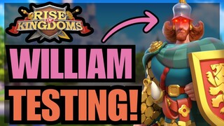 William Wallace Open-Field Tests! Is He OVERPOWERED? Rise of Kingdoms