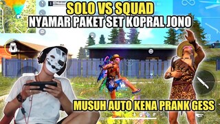 SOLO VS SQUAD PALING GAMPANG!! PAKE SET KOPRAL JONO!