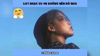 list nhạc usuk không thể bỏ lỡ p1 #usuk