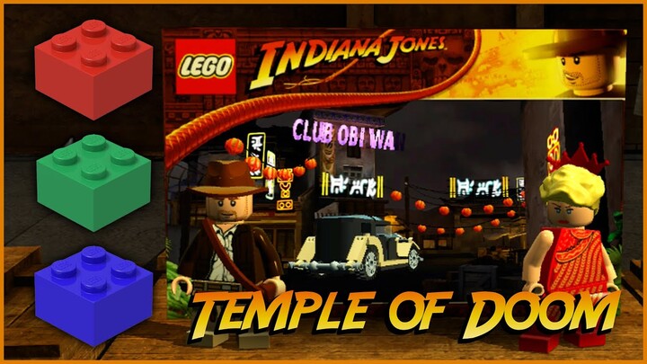 LEGO Indiana Jones 2: The Adventure Continues | TEMPLE OF DOOM - Red, Green, & Blue Bricks