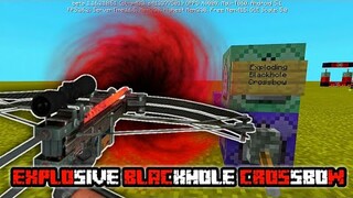 How to make an Explosive Blackhole Crossbow in Minecraft using Command Block Tricks