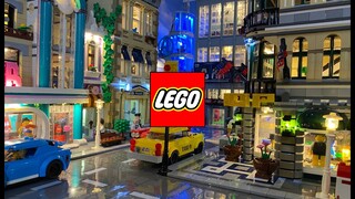 Short: LEGO Daily Bugle - City Integration and Lighting