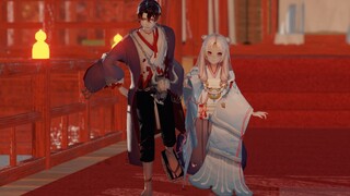 【阴阳师MMD】鬼童丸×缘结神  番凩