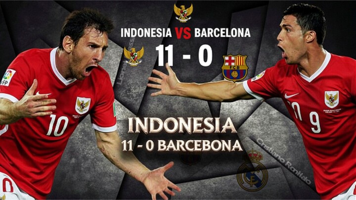 Indonesia VS Barcelona 11-0 😱🗿