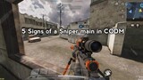 5 Signs of a Sniper main CODM player