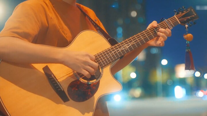 The fastest guitar fingerstyle adaptation of YOASOBI's new work "Blessing"
