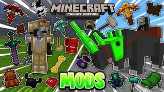 😱TOP MEJORES ADDONS/MODS SURVIVAL para MINECRAFT PE 1.18 a 1.18.2😱