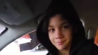 boy show his muscle