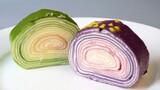 Crepe Roll with Gradient Color