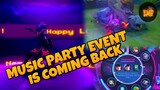 MUSIC PARTY EVENT IS COMING BACK 😱 | Mobile Legends: Bang Bang!