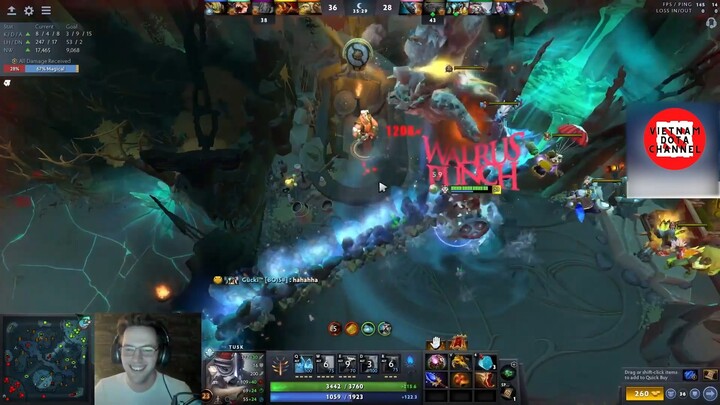 Pha "bắt cóc" cực ảo diệu - từ đường giữa tới fountain #DOTA #game