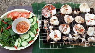 Mực Ống Nướng Than Hồng Chấm Nước Cốt Chanh| TKQ T 194