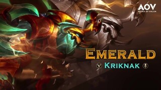 Emerald Kriknak - Skin Spotlight Garena AOV ( Arena of Valor )