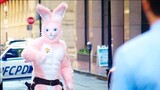 [รีมิกซ์]กระต่ายสีชมพูตัวใหญ่ใน <ขอสักทีพี่จะเป็นฮีโร่>