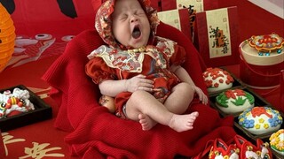 是的，生了个女儿嘻嘻