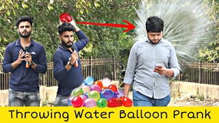 Funny News Reporter Throwing Water Balloons Prank @That Was Crazy