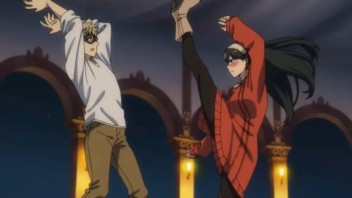 ฉากต่อสู้ลอยด์ VS ยอร์ Spy X Family ตอนที่ 5