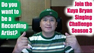 Do You Want To Be A Recording Artist?